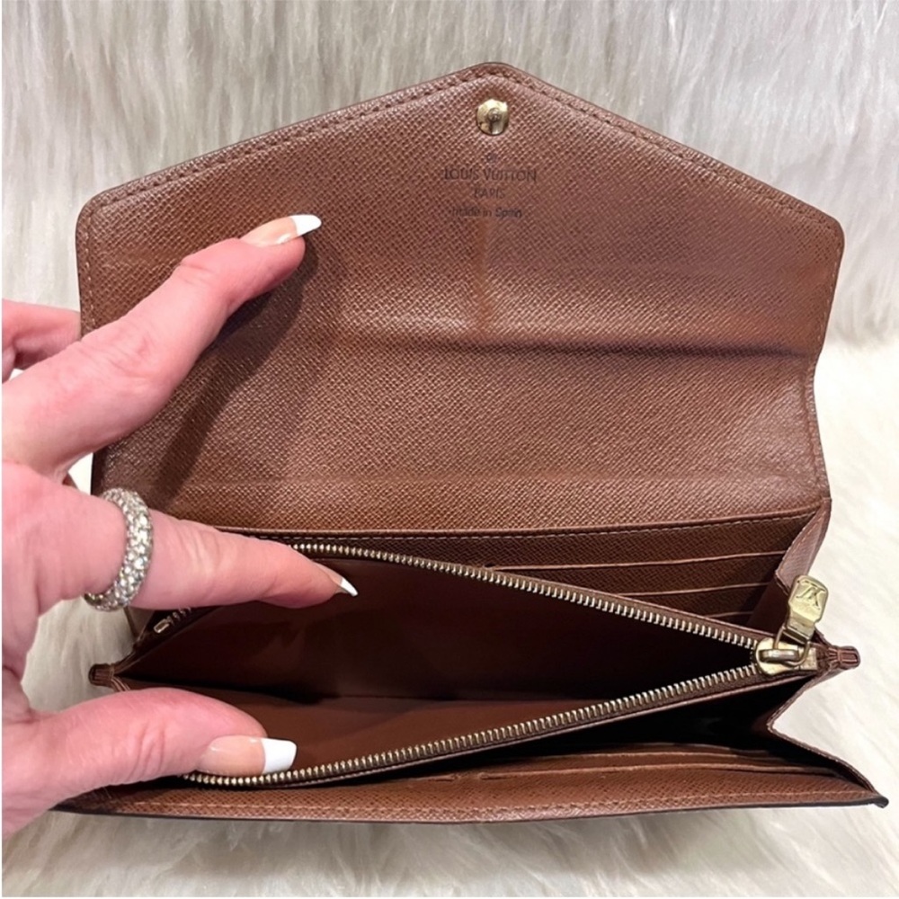Authentic Louis Vuitton Portefeuille Sarah Long Wallet - Picture 8 of 12